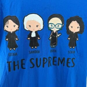 The Supremes Supreme Court Justices BaderGraphic Blue T-Shirt S